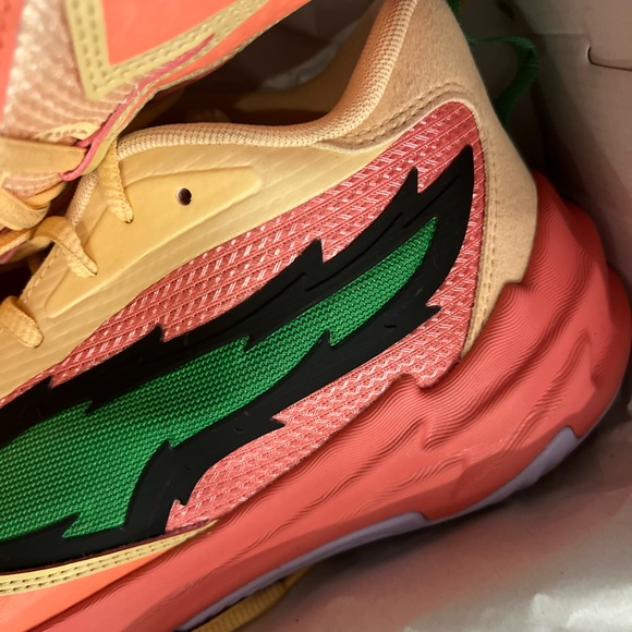 Puma Mens Sz 8.5 SCOOT 1 Passionfruit Basketball Shoes - Picture 2 of 9